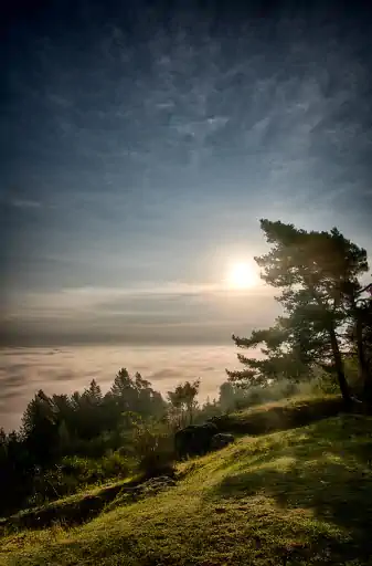 Wolkenmeer Im Sonnenaufgang Am Goerauer Anger Fav5